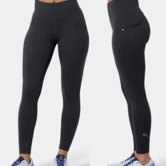 Stio Glide Tech Tight High Rise Grey Purple Women's XS - Picture 8 of 11